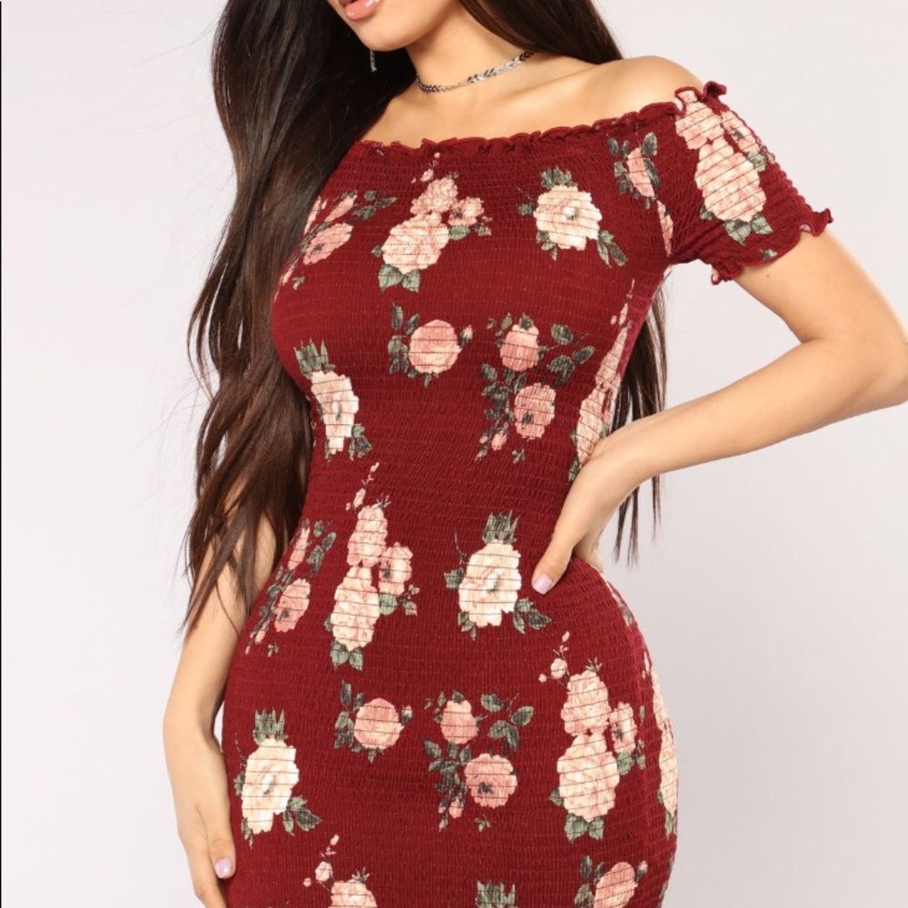 Fashion Nova Flower Dress